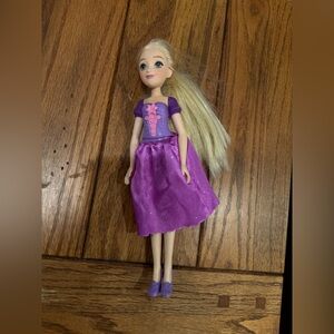 Disney Princess Rapunzel Doll Tangled Purple Dress Blonde Hair